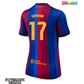 Barcelona Anthony Gordon #17 Dámské Domácí Dres 2026-27 Krátký Rukáv